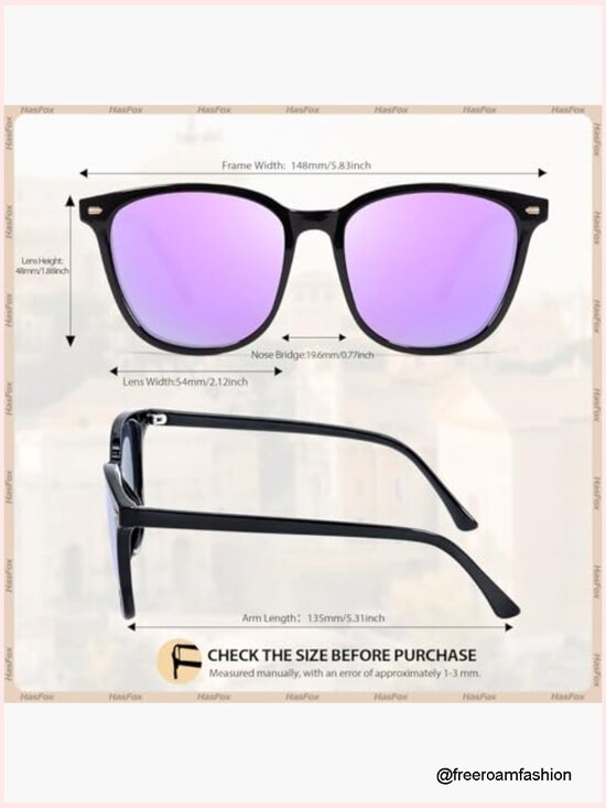 Polarized UV Protection Square Sunglasses